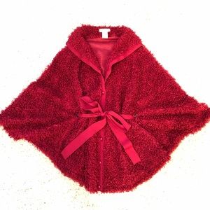 Christina Red Sweater / Jacket Sz. M